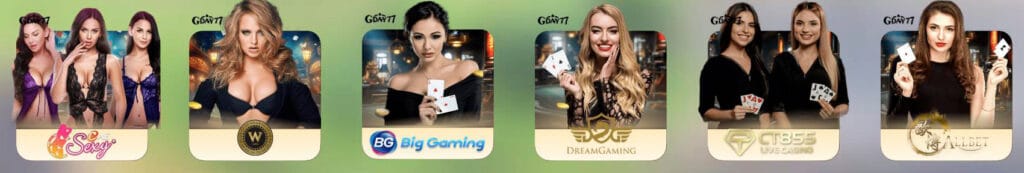 Live casino gday77 casino providers