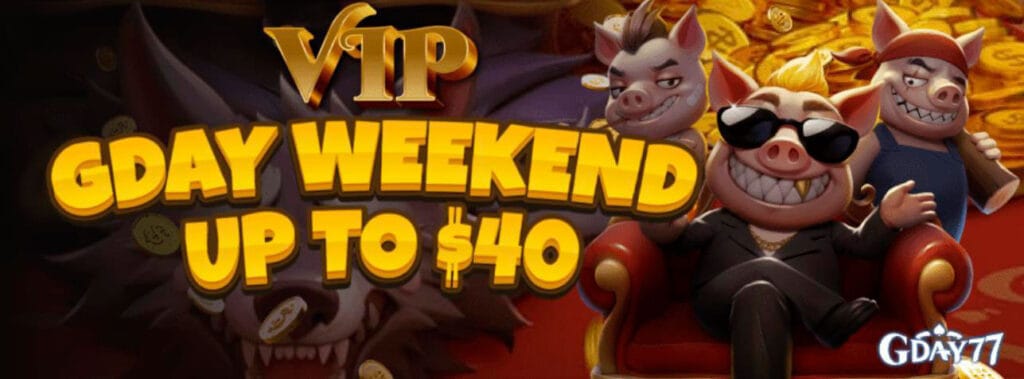 VIP bonus gday77 casino